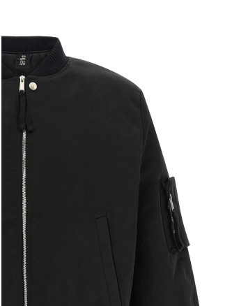 Куртка THOM KROM Zipped bomber jacket (MJ93BLACK) #