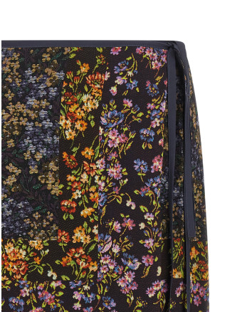 Мини-юбка DRIES VAN NOTEN Patchwork wrap skirt (2620106004049978) #