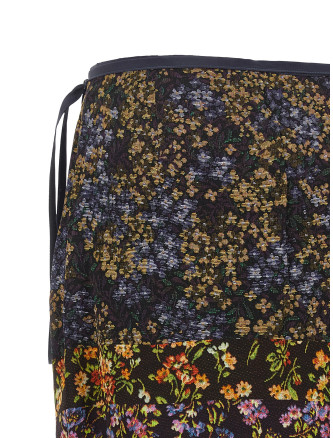 Мини-юбка DRIES VAN NOTEN Patchwork wrap skirt (2620106004049978) #