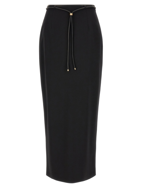 Юбка макси AGNONA Skirt with drawstring belt (TG1007UW022K09) #1