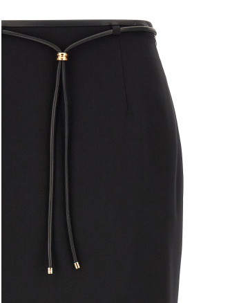 Юбка макси AGNONA Skirt with drawstring belt (TG1007UW022K09) #