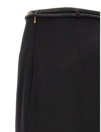 Юбка макси AGNONA Skirt with drawstring belt (TG1007UW022K09) #