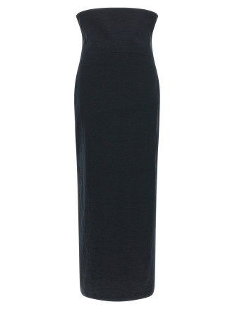 'Allow' long skirt with zip