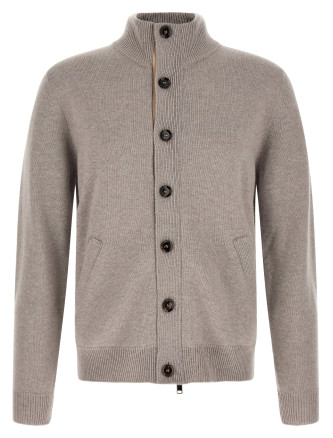 Кардиган BRIONI Cardigan with price list collar