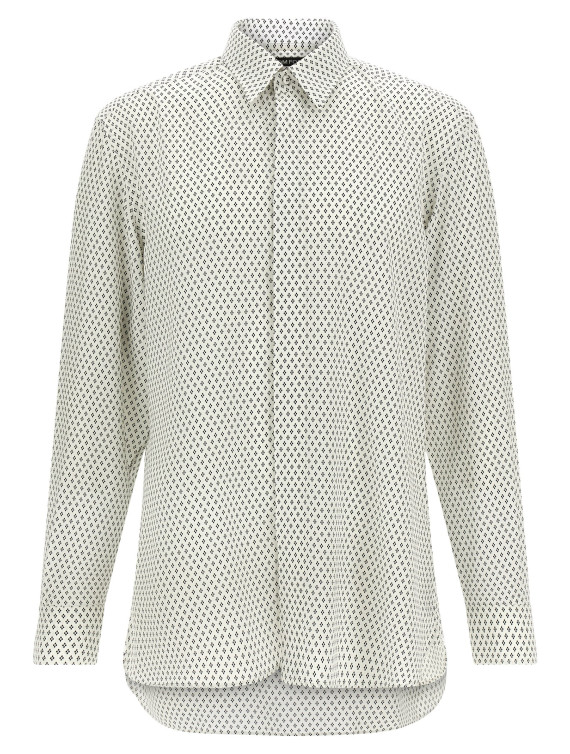 Рубашка TOM FORD Micro-print shirt (HRN009FMS132WNC) #1