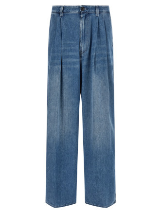 Джинсы MARNI Double pleated jeans