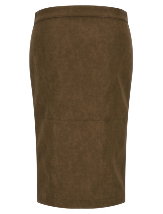 Юбка миди PINKO Skirt with side zip (107806A3MDX51) #