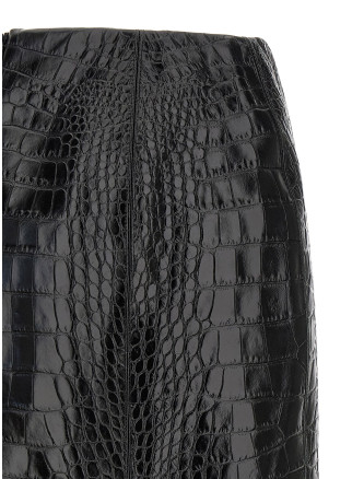 Юбка ERMANNO SCERVINO Coconut print sheath skirt with lace (D492O766APKIJ95708) #