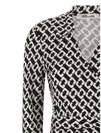 Платье миди DIANE VON FURSTENBERG 'New Jean' (D885BCLMEDSLJYCLMED) #
