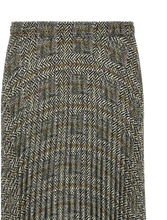 Юбка миди ERMANNO SCERVINO Pleated skirt with lace (D492O375APWUKS4909) #