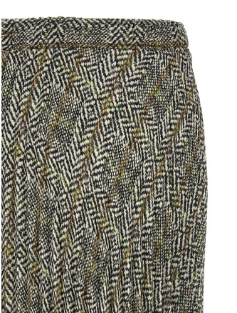 Юбка миди ERMANNO SCERVINO Pleated skirt with lace (D492O375APWUKS4909) #