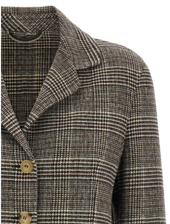 Жакет ERMANNO SCERVINO Blazer cropped Check (D496I301VCZLDG4900) #