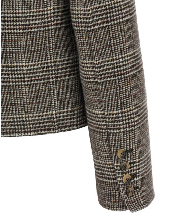 Жакет ERMANNO SCERVINO Blazer cropped Check (D496I301VCZLDG4900) #