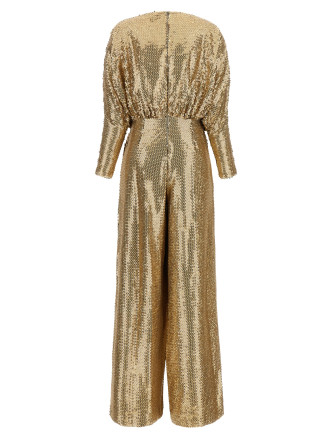 Комбинезон ELIE SAAB Sequin jersey jumpsuit (JU168NP26JF012GOLD) #