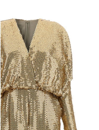 Комбинезон ELIE SAAB Sequin jersey jumpsuit (JU168NP26JF012GOLD) #