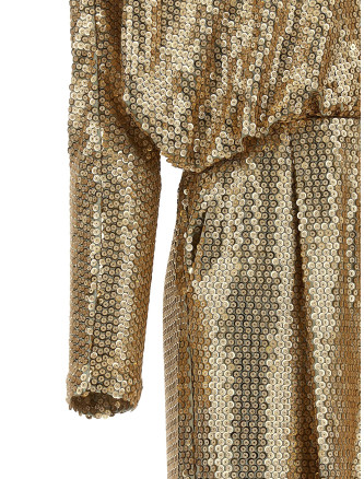 Комбинезон ELIE SAAB Sequin jersey jumpsuit (JU168NP26JF012GOLD) #