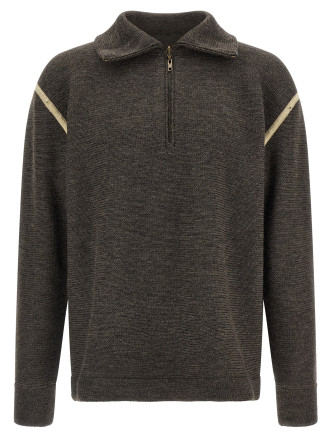 Свитер MAISON MARGIELA 'Elbow Patch Quarter-Zip '