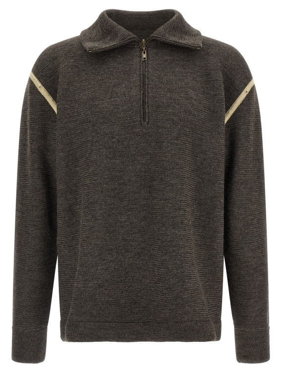 Свитер MAISON MARGIELA 'Elbow Patch Quarter-Zip ' (S50HA1072S18147814M) #1