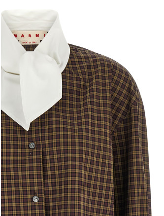 Рубашка MARNI Scarf collar shirt (CAMA0706QSUTC689CHM61) #