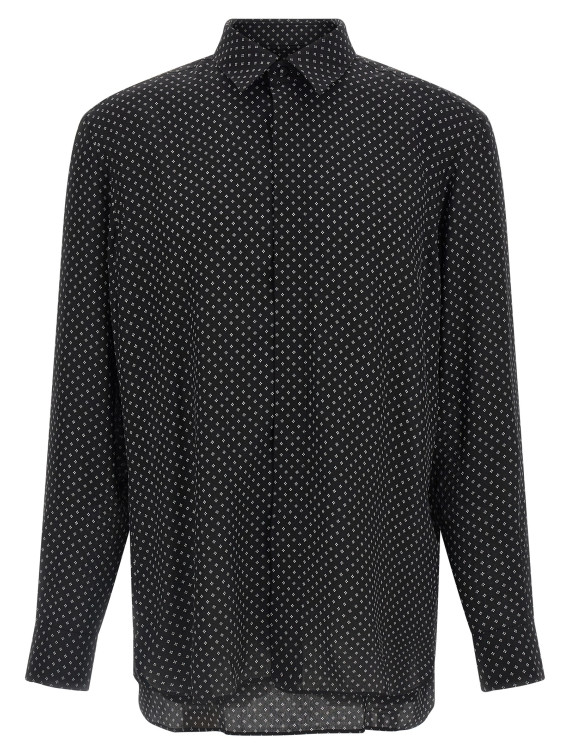 Рубашка TOM FORD Micro-print shirt (HRN009FMS131NWA) #1