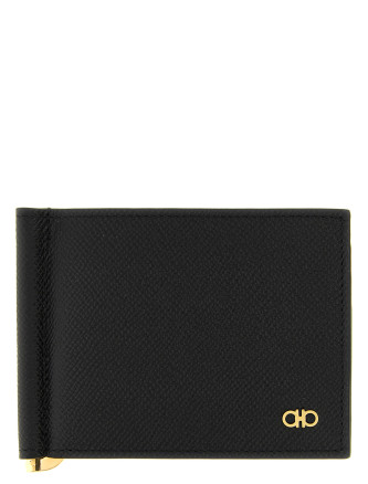 Кошелёк FERRAGAMO Gancini wallet with clip