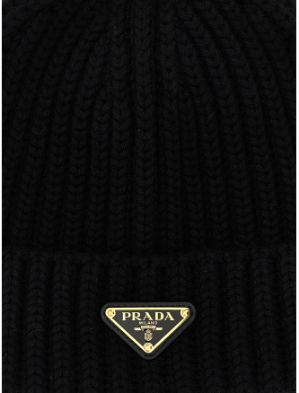 Шапка PRADA Logo triangle beanie (1HC3902DZLF0002) #