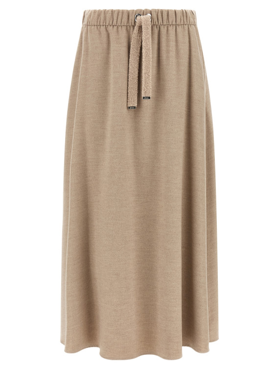 Юбка миди HERNO Skirt with drawstring (GN00028DR129341985) #1