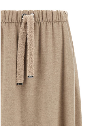 Юбка миди HERNO Skirt with drawstring (GN00028DR129341985) #