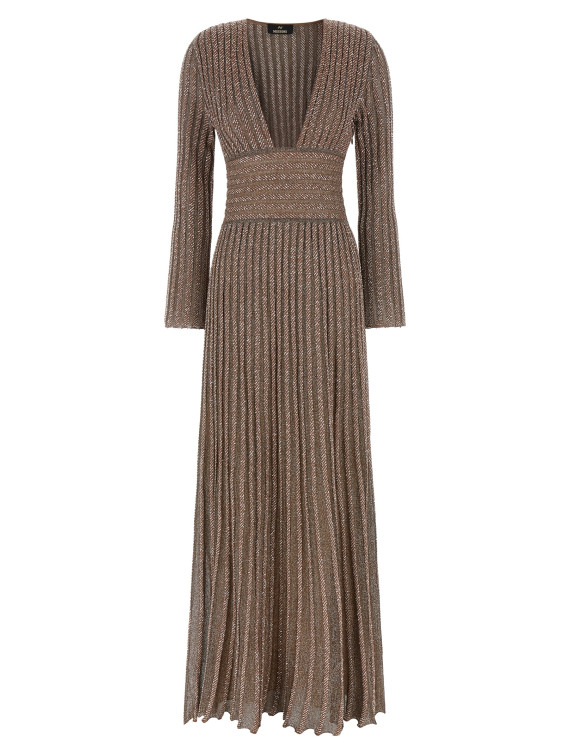 Платье макси MISSONI Knitted metallic dress (DS26WG0NBK01JBS30GG) #1