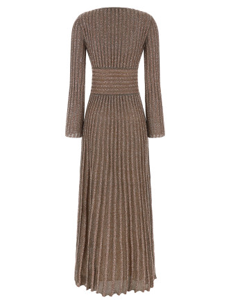 Платье макси MISSONI Knitted metallic dress (DS26WG0NBK01JBS30GG) #