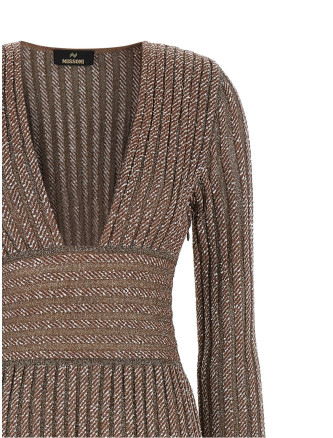 Платье макси MISSONI Knitted metallic dress (DS26WG0NBK01JBS30GG) #
