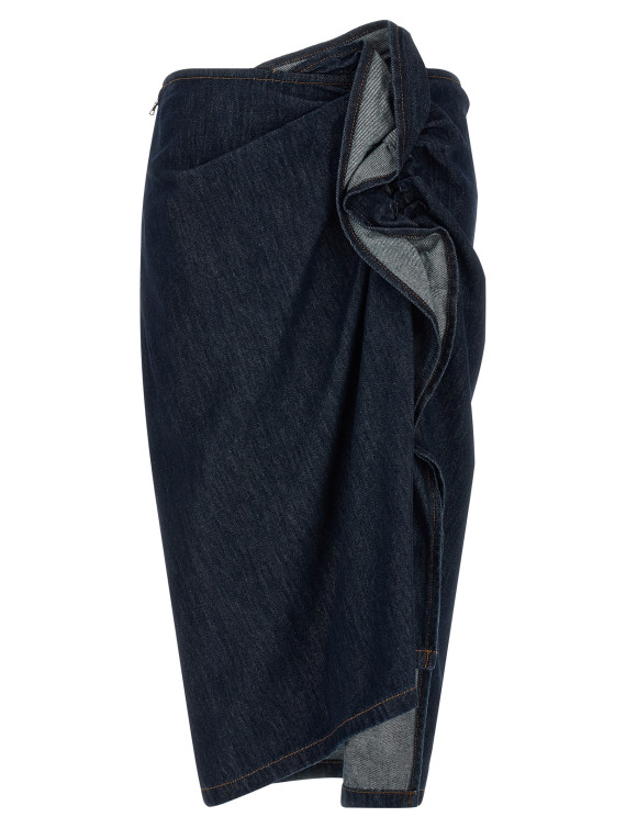 Юбка миди DRIES VAN NOTEN Draped skirt (2621308064401507) #1