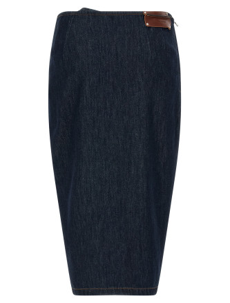 Юбка миди DRIES VAN NOTEN Draped skirt (2621308064401507) #