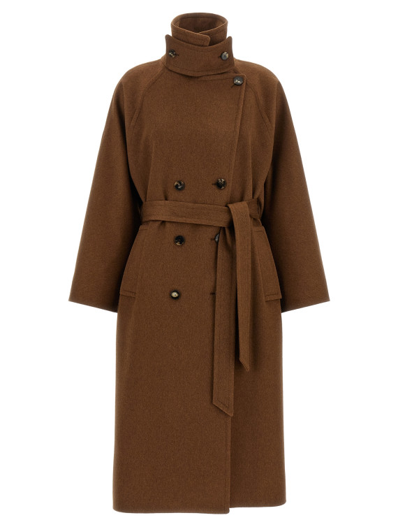 Пальто ALBERTO BIANI Double-breasted belted coat (OO804WO003965) #1