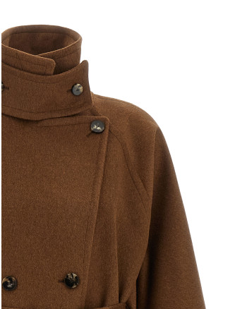 Пальто ALBERTO BIANI Double-breasted belted coat (OO804WO003965) #