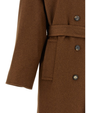 Пальто ALBERTO BIANI Double-breasted belted coat (OO804WO003965) #