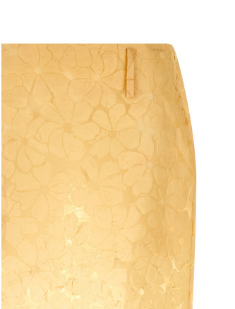 Юбка миди MARNI Straight skirt with floral pattern (GOMA0899A0USR03700W18) #