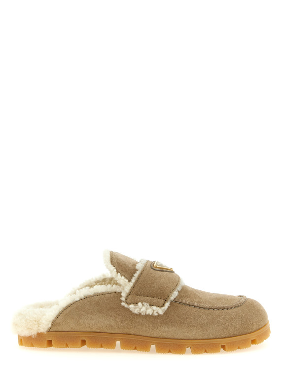 Сабо PRADA Suede sabots (1R129OFZF20JFTF0F24) #1