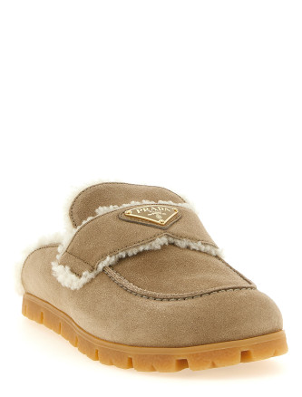 Сабо PRADA Suede sabots (1R129OFZF20JFTF0F24) #
