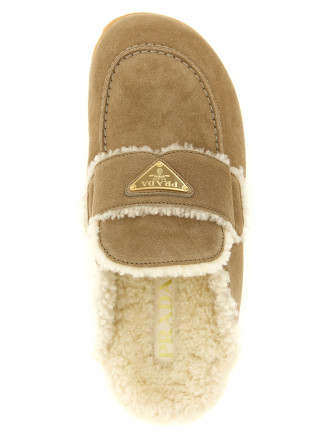 Сабо PRADA Suede sabots (1R129OFZF20JFTF0F24) #