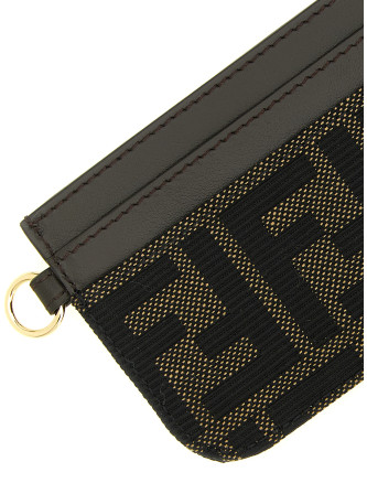 Кошелёк FENDI FF jacquard cardholder (8M0592B17AF14YN) #