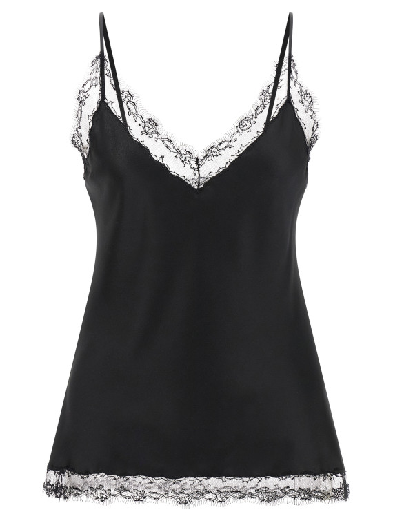 Топ ERMANNO SCERVINO Silk Lingerie Top with Lace (D492L710APHKC95708) #1