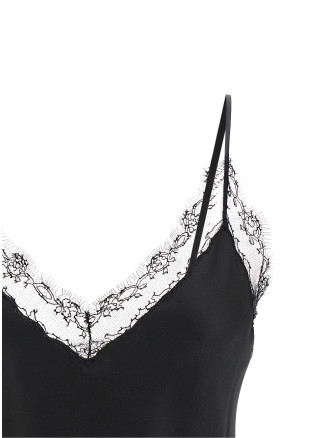 Топ ERMANNO SCERVINO Silk Lingerie Top with Lace (D492L710APHKC95708) #