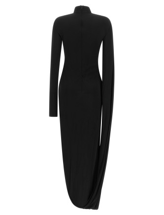 Платье макси GIUSEPPE DI MORABITO Draped dress (07PFDR534X1670899) #