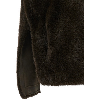 Жилет LOU ANDREA Faux fur vest (MK2588ARMYGREEN) #