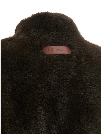 Жилет LOU ANDREA Faux fur vest (MK2588ARMYGREEN) #