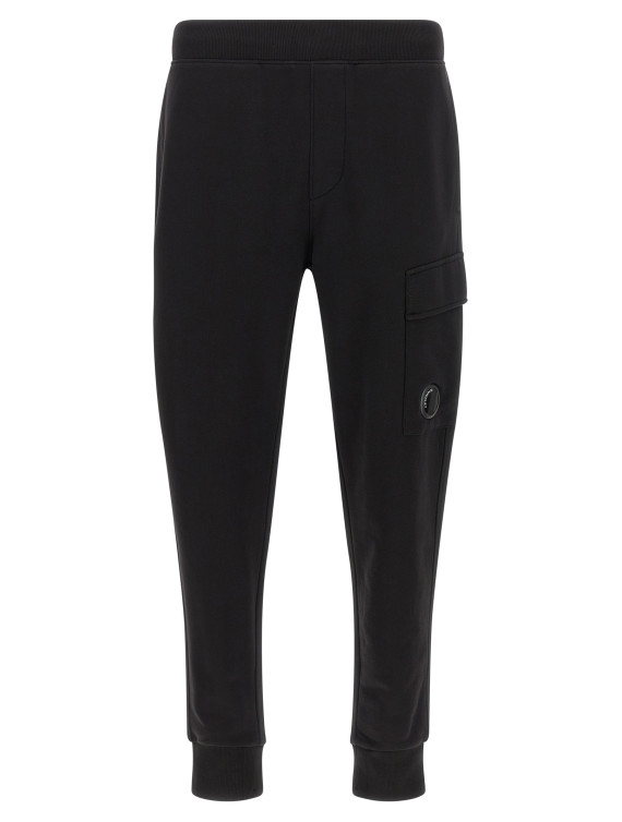 'Diagonal Raised Fleece' pants with Lens detail (RCCMSP717A005086W999) #1