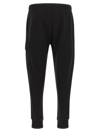 'Diagonal Raised Fleece' pants with Lens detail (RCCMSP717A005086W999) #