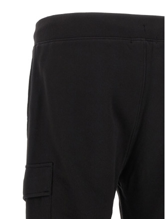 'Diagonal Raised Fleece' pants with Lens detail (RCCMSP717A005086W999) #