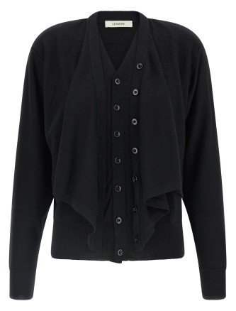Кардиган LEMAIRE Trompe L'Oeil construction cardigan